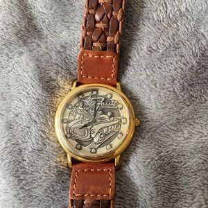 Fossil Race Car Watch: Needs new batteries and I don’t have the original box